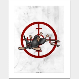 NIGHT RATS STUDIO TARGET PRINT WHITE Posters and Art